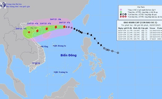 Bộ Công Thương ban hành công điện khẩn cấp ứng phó với bão số 3