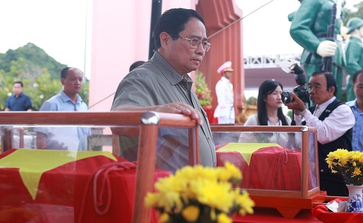 Thủ tướng Phạm Minh Chính: Phát triển đất nước, xứng tầm với sự hy sinh của các Anh hùng, liệt sĩ