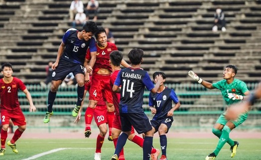U23 Việt Nam thắng tối thiểu Campuchia nhờ 'Siêu dự bị' ghi bàn phút cuối, hoàn thành mục tiêu ở giải Đông Nam Á 