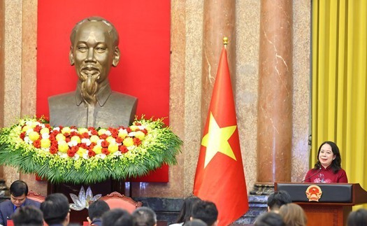 Phó Chủ tịch nước gặp mặt đại biểu tham gia Diễn đàn Trí thức trẻ Việt Nam toàn cầu