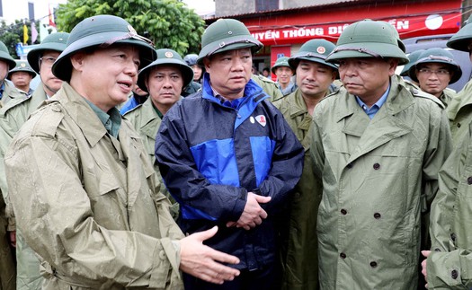 Phó Thủ tướng Trần Hồng Hà chỉ đạo công tác phòng, chống bão số 3 tại Hải Phòng và Hưng Yên
