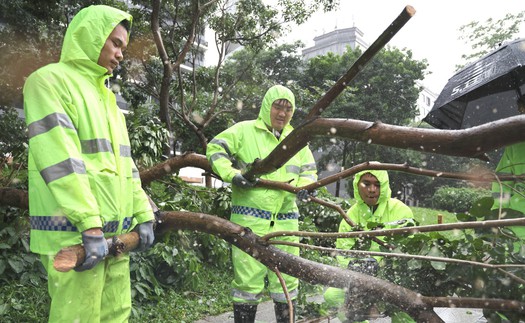 Trung Quốc triển khai nhiều biện pháp ứng phó bão Wipha
