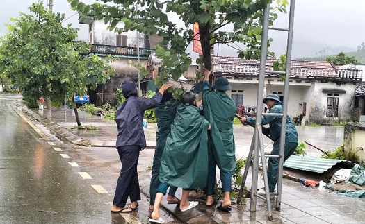 Tin nhanh về bão số 3 lúc 10h ngày 22/7