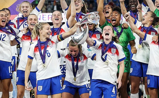 Thắng nhà vô địch World Cup, tuyển nữ Anh giành chức vô địch châu Âu