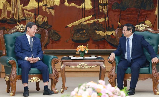 Thủ tướng Phạm Minh Chính tiếp Đặc phái viên của Tổng thống Hàn Quốc