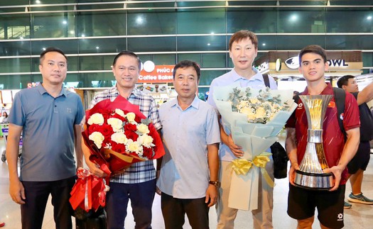 U23 Việt Nam được chào đón nồng nhiệt ở TP.HCM