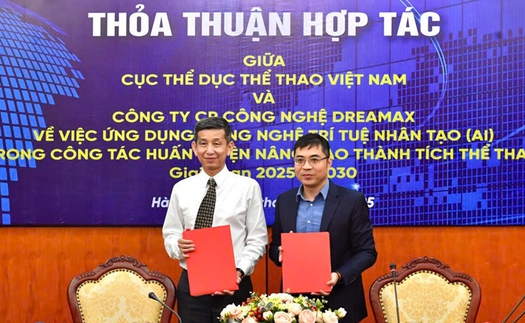 Triển khai thí điểm ứng dụng AI vào công tác huấn luyện ở 4 đội tuyển quốc gia
