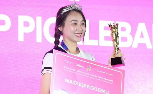 Trương Vinh Hiển lập cú đúp, lộ diện Hoa khôi Pickleball Việt Nam  