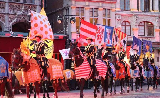 Khi Brussels kể chuyện bằng ánh sáng và ký ức Trung cổ