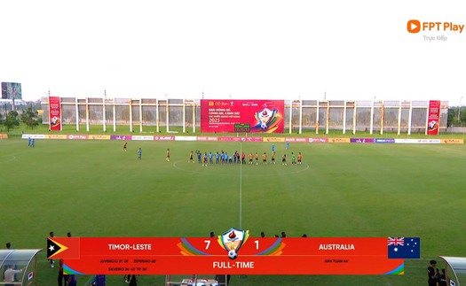 Timor Leste đại thắng Úc với tỷ số khó tin ở giải Đông Nam Á, cộng đồng mạng thắc mắc một chi tiết