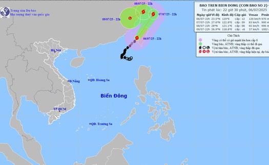 Tin cuối cùng về bão số 2: Bão suy yếu dần và không có khả năng quay lại Biển Đông