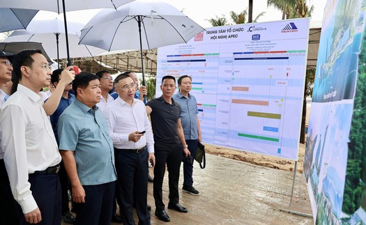 Bảo đảm tiến độ hoàn thành các dự án hạ tầng phục vụ Hội nghị APEC 2027