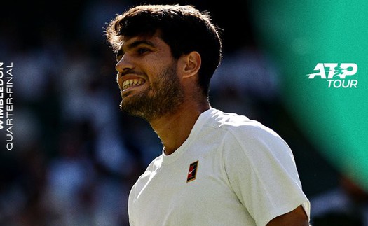Alcaraz tiến gần đến cú hat-trick Wimbledon sau màn trình diễn xuất sắc trước Norrie