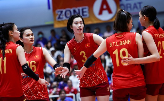 Không cần Bích Tuyền, đội tuyển bóng chuyền nữ Việt Nam vẫn đại thắng Indonesia ở SEA V.League 2025