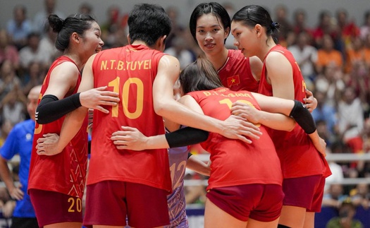 Tuyển bóng chuyền nữ Việt Nam đón tin vui đặc biệt chưa từng thấy sau chiến thắng trước Indonesia ở SEA V.League 2025