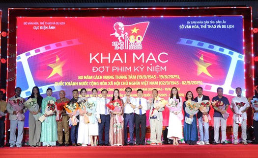 Khai mạc Đợt phim kỷ niệm 80 năm Cách mạng tháng Tám và Quốc khánh 2/9