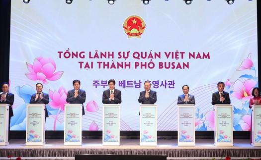 Tổng Bí thư dự Lễ ra mắt Tổng Lãnh sự quán Việt Nam tại Busan, Hàn Quốc