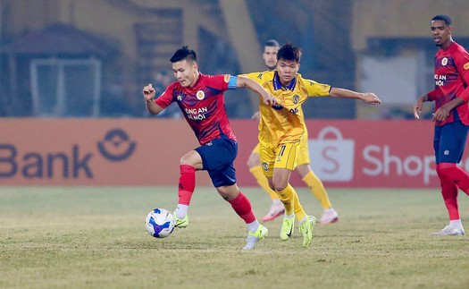 Bảng xếp hạng bóng đá V-League vòng 1 mùa giải 2025/26