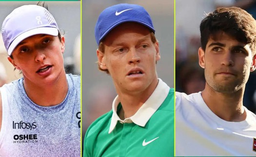 US Open 2025: Sinner, Alcaraz, Swiatek gặp khó ở nội dung đôi