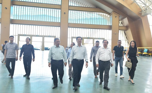 Phó Thủ tướng Mai Văn Chính kiểm tra, đôn đốc tiến độ Triển lãm 80 năm Ngày Quốc khánh