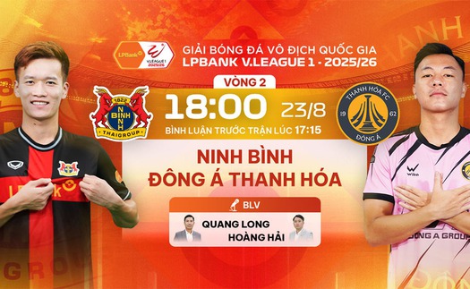 Link xem trực tiếp bóng đá Phù Đổng Ninh Bình vs Thanh Hóa 18h hôm nay, V-League vòng 2