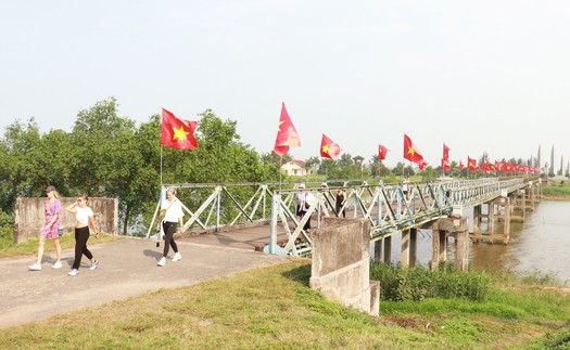 Quảng Trị: Tạm dừng đón khách tại Di tích quốc gia đặc biệt Đôi bờ Hiền Lương - Bến Hải để nâng cấp