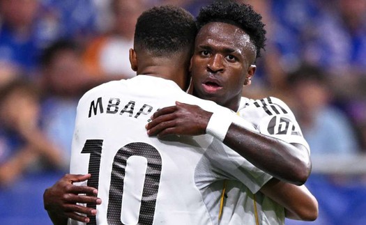 Mbappe và Vinicius thay nhau tỏa sáng, Real Madrid toàn thắng sau hai vòng đấu