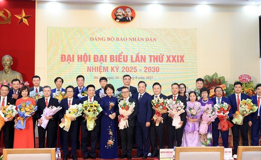 Đồng chí Lê Quốc Minh tái cử chức Bí thư Đảng ủy Đảng bộ Báo Nhân Dân nhiệm kỳ 2025-2030