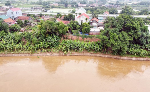 Ảnh hưởng bão số 5: Phú Thọ phát lệnh báo động III trên sông Thao