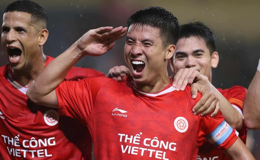 Thể Công Viettel thắng dễ Becamex TPHCM 2-0 bằng vũ khí đánh đầu