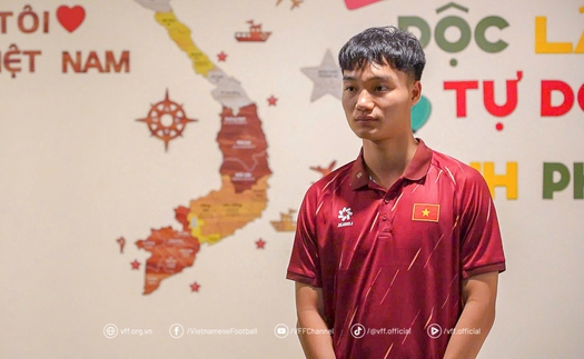 Tiền vệ U23 Việt Nam khẳng định quyết tâm trước trận ra quân