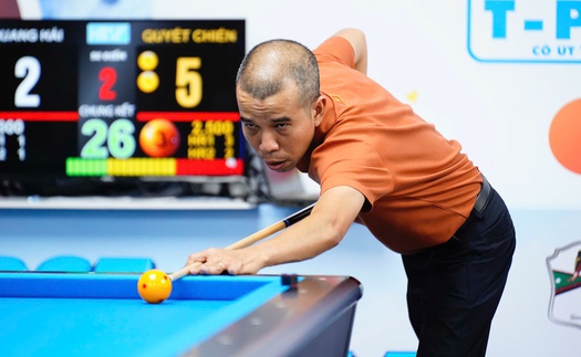 Trần Quyết Chiến thăng hoa, khẳng định vị thế số 1 Billiards Việt Nam