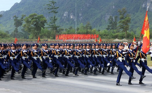Tổng hợp luyện diễu binh, diễu hành A80 tại Trung tâm Huấn luyện quân sự quốc gia 4