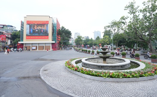 Chỉnh trang, cải tạo Quảng trường Đông Kinh - Nghĩa Thục (Hà Nội): Tiếp tục cầu thị, lắng nghe, điều chỉnh phù hợp