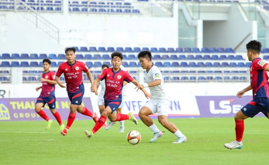 Con trai Quang Hải lại ghi bàn ở giải trẻ quốc gia