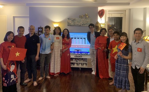 Kiều bào tại Mỹ hào hứng theo dõi Lễ kỷ niệm, diễu binh, diễu hành 80 năm Quốc khánh 2/9