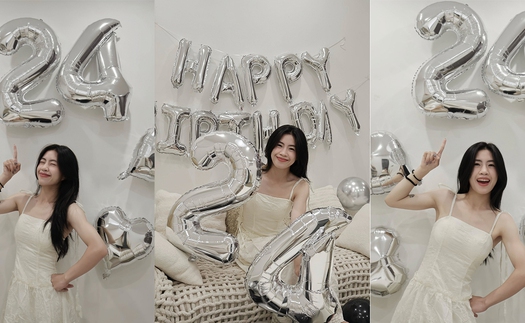 Hot girl sân cỏ Thanh Nhã rạng rỡ trong bộ ảnh sinh nhật tuổi 24 