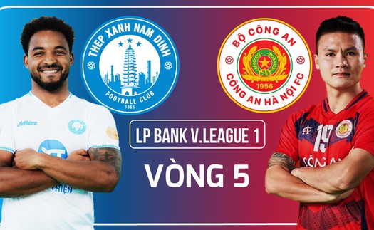 Link xem trực tiếp bóng đá Nam Định vs CAHN 18h hôm nay, V-League vòng 5