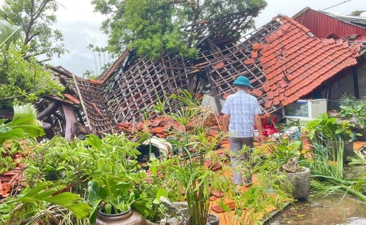 Bão số 10 tại Hải Phòng khiến 9 người bị thương