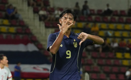 U23 Thái Lan thắng trận mở màn 6-0 ở giải châu Á, Malaysia nhận thất bại