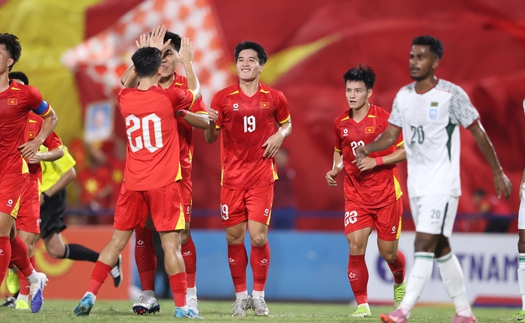 U23 Việt Nam nhẹ nhàng lên đỉnh bảng vòng loại U23 châu Á