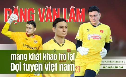 Văn Lâm mang khát khao trở lại đội tuyển Việt Nam