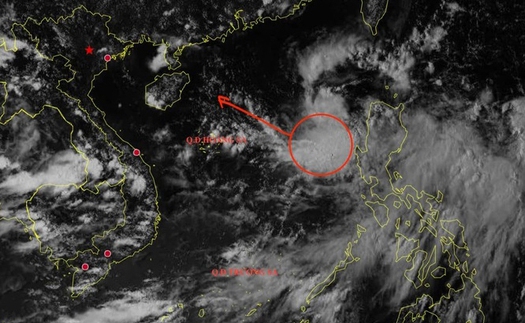 Xuất hiện vùng áp thấp, khả năng mạnh lên thành áp thấp nhiệt đới