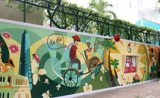 Khánh thành tranh tường cổ động tình hữu nghị Việt Nam - Cuba