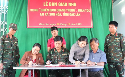 Những căn nhà mới xây từ tinh thần đại đoàn kết toàn dân tộc