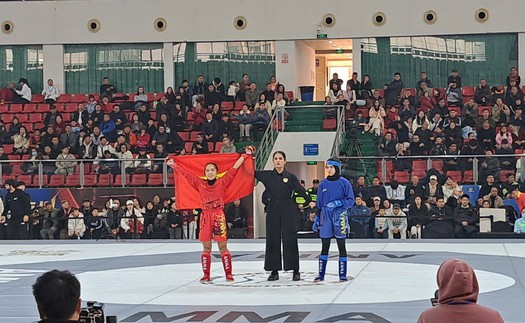 Võ sĩ Việt Nam tung tuyệt kỹ khiến đối thủ Iran chịu thua sau 50 giây, đoạt HCV châu Á danh giá