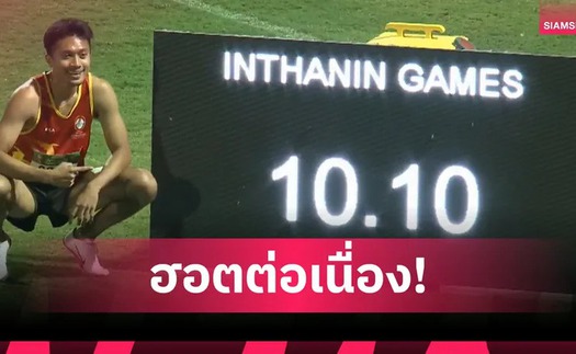 Ngôi sao chạy nước rút số 1 Đông Nam Á giành HCV SEA Games 2025 lại lập thành tích đặc biệt ở cự ly 100m nam