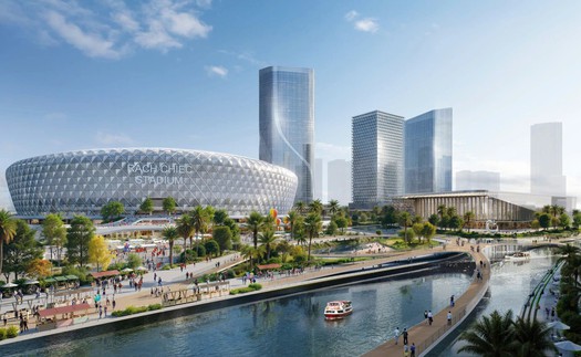 Phối cảnh siêu đô thị thể thao với SVĐ hơn 70.000 chỗ vừa khởi công tại TP.HCM