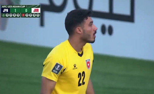 Thủ môn U23 Jordan mắc sai lầm hi hữu ở loạt đá luân lưu với U23 Nhật Bản