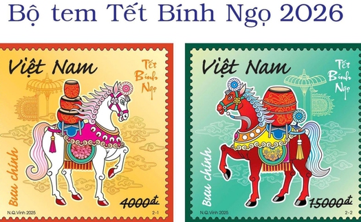 Phát hành bộ tem "Tết Bính Ngọ"